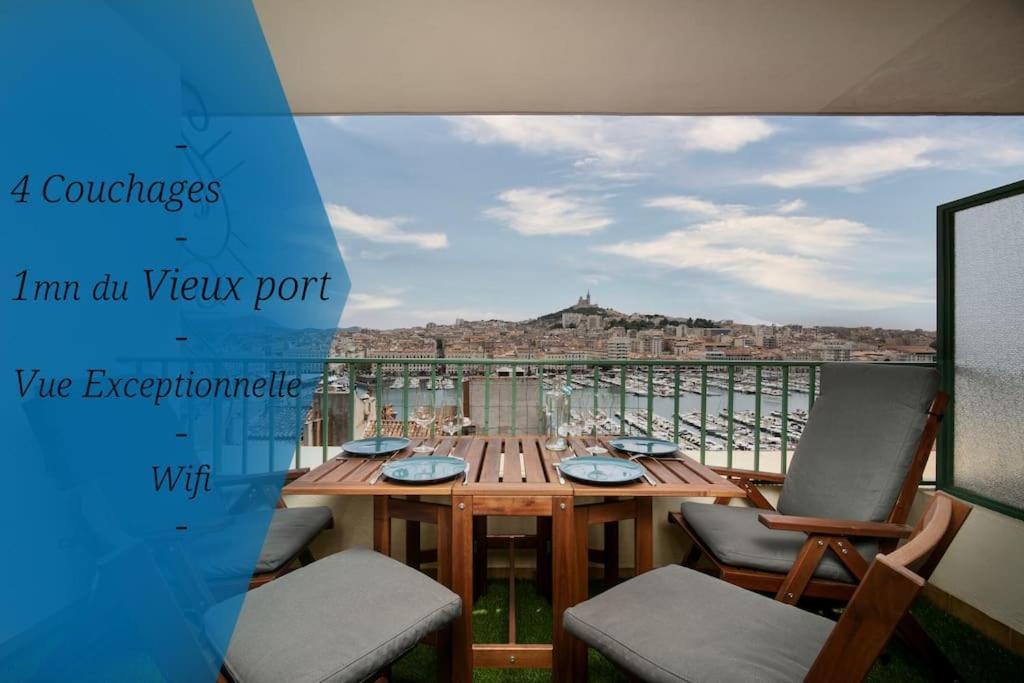 Terrace Apartment Old Port Exceptional View Marseille Ngoại thất bức ảnh